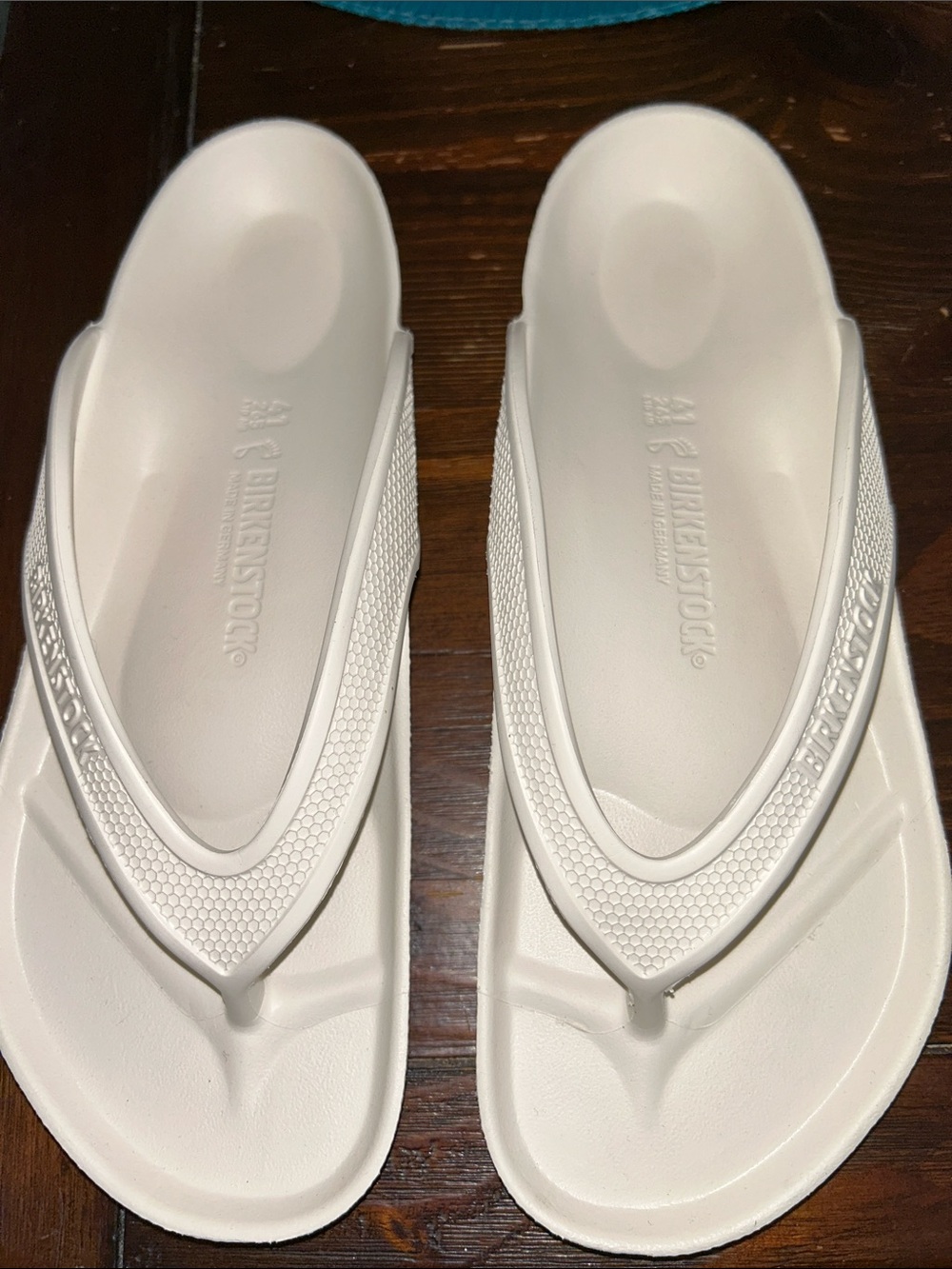 Birkenstock White EVA Thong Sandals - Picture 2 of 7